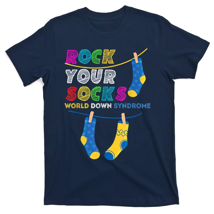 Down Syndrome Awareness Rock Your Socks T-Shirt