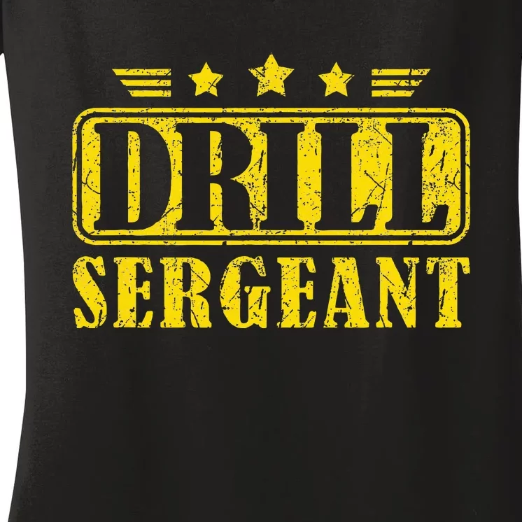 Drill Sergeant A Drill Team Or Warrant Officer Women's V-Neck T-Shirt