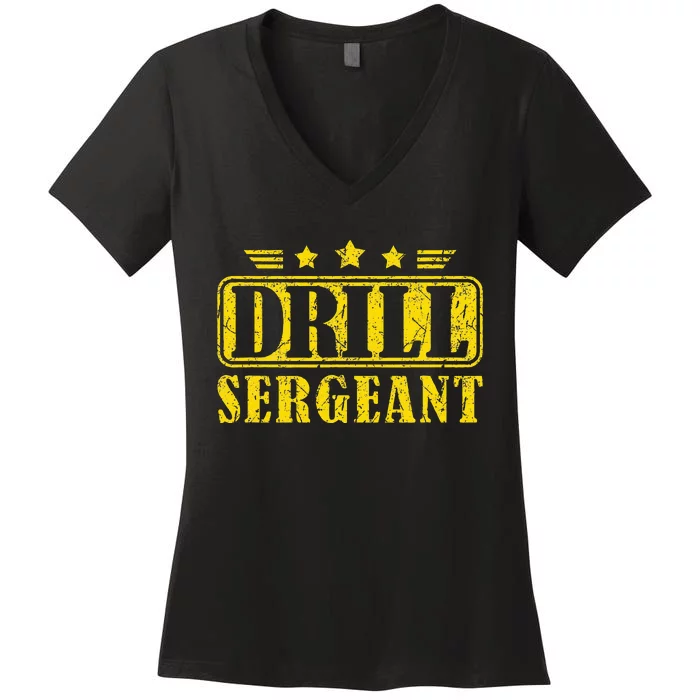 Drill Sergeant A Drill Team Or Warrant Officer Women's V-Neck T-Shirt