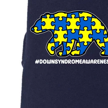 Down Syndrome Awareness Bear Doggie 3-End Fleece Hoodie