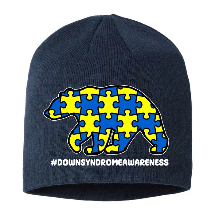 Down Syndrome Awareness Bear 8 1/2in Sustainable Knit Beanie