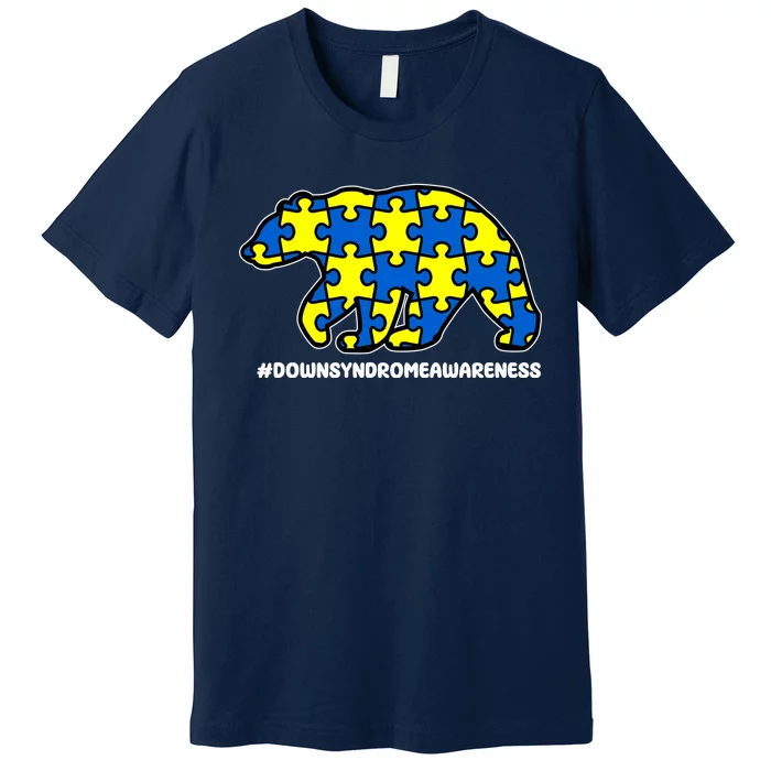 Down Syndrome Awareness Bear Premium T-Shirt