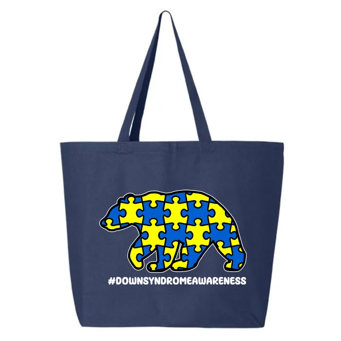 Down Syndrome Awareness Bear 25L Jumbo Tote