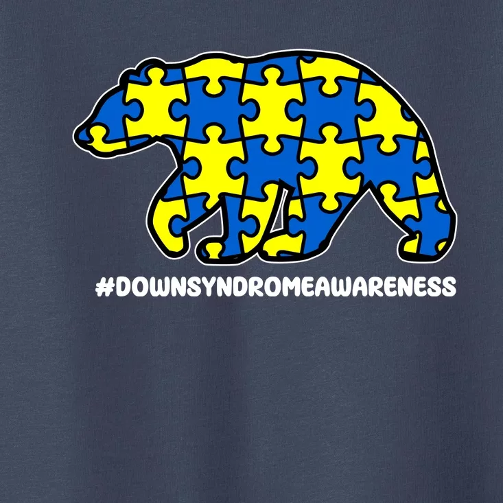 Down Syndrome Awareness Bear Toddler T-Shirt