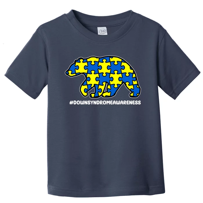 Down Syndrome Awareness Bear Toddler T-Shirt