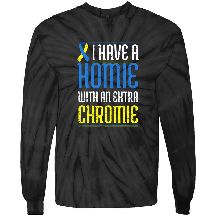 Down Syndrome Awareness, Funny Trisomy 21 Friends Gift Tie-Dye Long Sleeve Shirt