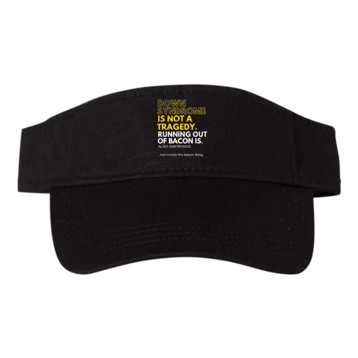 Down Syndrome Awareness Yellow Ribbon Down Syndrome Valucap Bio-Washed Visor