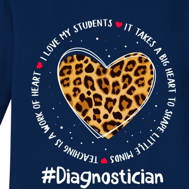 Diagnostician Squad Admin Appreciation Week Back To School Cute Gift Baby Long Sleeve Bodysuit