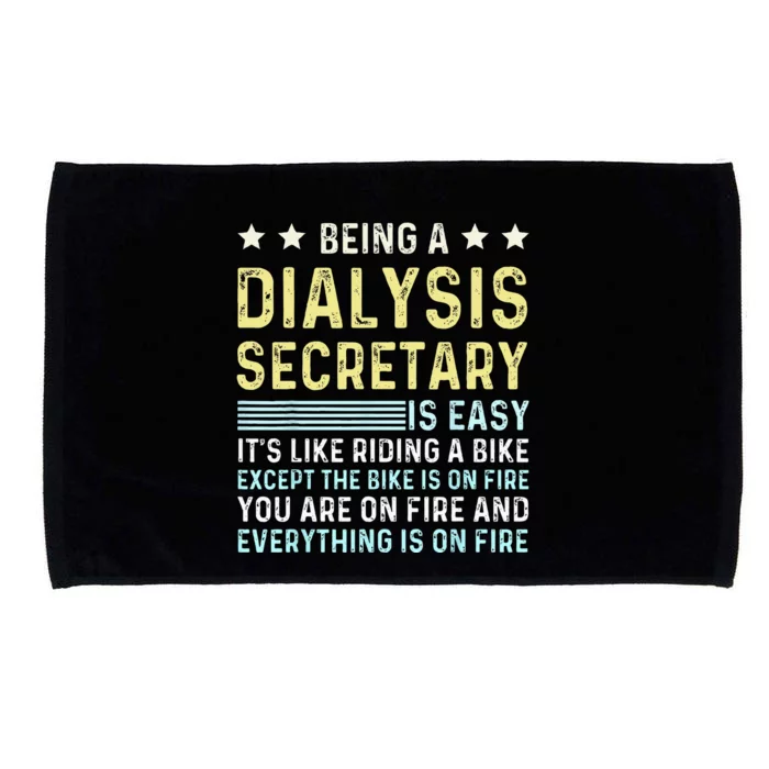 Dialysis Secretary Appreciation Kidney Secretary Dialysis Microfiber Hand Towel