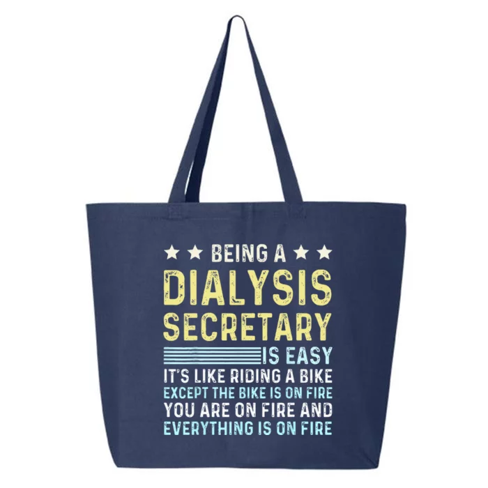 Dialysis Secretary Appreciation Kidney Secretary Dialysis 25L Jumbo Tote