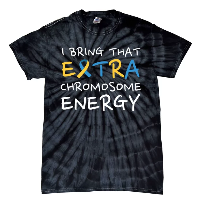 Down Syndrome Awareness Extra Chromosome Tie-Dye T-Shirt