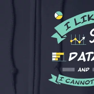 Data Scientist Analyst Machine Learning Funny Full Zip Hoodie