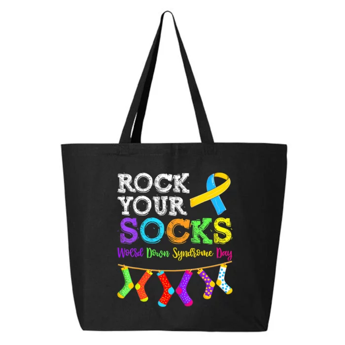 Down Syndrome Awareness  Rock Your Socks 25L Jumbo Tote