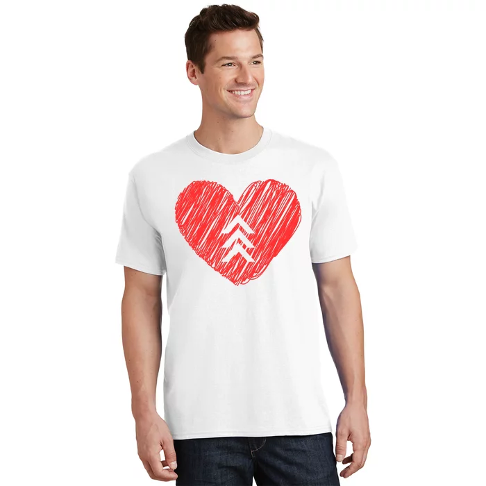 Down Syndrome Awareness Heart T-Shirt