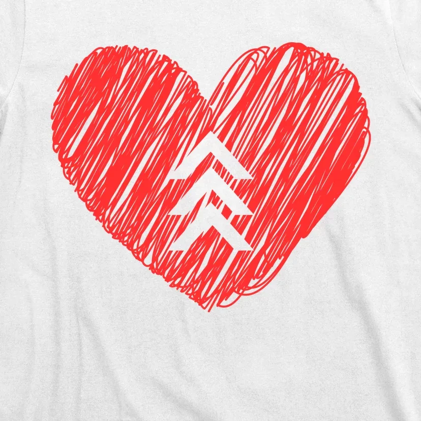 Down Syndrome Awareness Heart T-Shirt