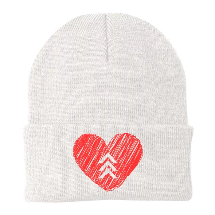 Down Syndrome Awareness Heart Knit Cap Winter Beanie