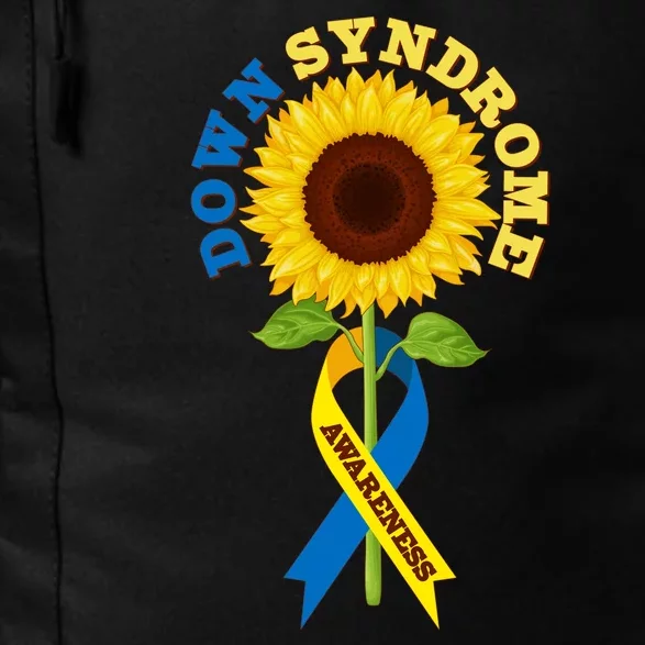 Down Syndrome Awareness Sunflower Ribbon Daily Commute Backpack