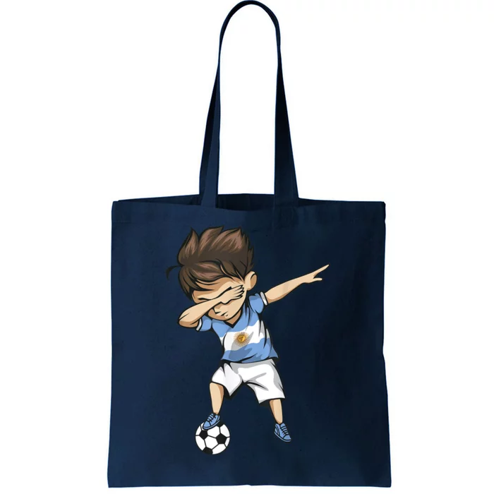 Dabbing Soccer Argentina Jersey Shirt - Argentinian Football Tote Bag