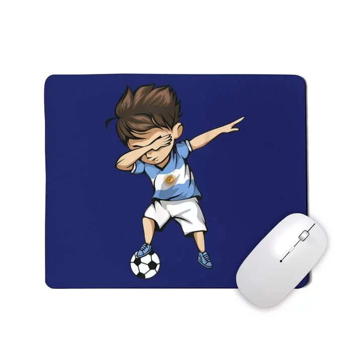 Dabbing Soccer Argentina Jersey Shirt - Argentinian Football Mousepad