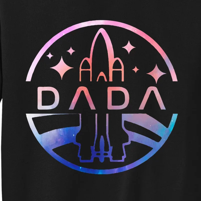 Dada Space Astronaut Rocket Birthday Party Tall Sweatshirt