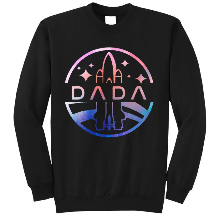 Dada Space Astronaut Rocket Birthday Party Tall Sweatshirt