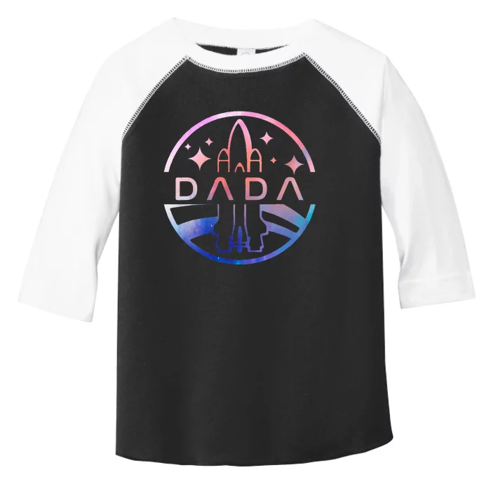 Dada Space Astronaut Rocket Birthday Party Toddler Fine Jersey T-Shirt