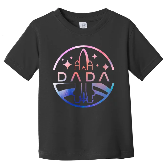 Dada Space Astronaut Rocket Birthday Party Toddler T-Shirt