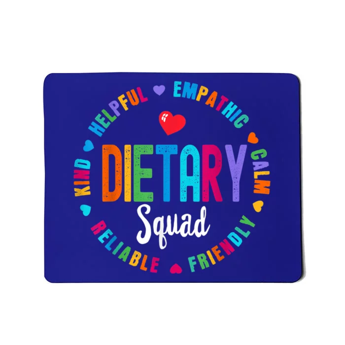 Dietary SQUAD Appreciation Week Healthcare Dietitian Squad Mousepad