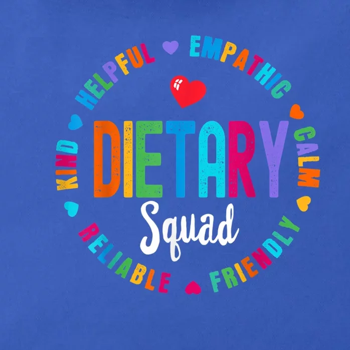 Dietary SQUAD Appreciation Week Healthcare Dietitian Squad Zip Tote Bag