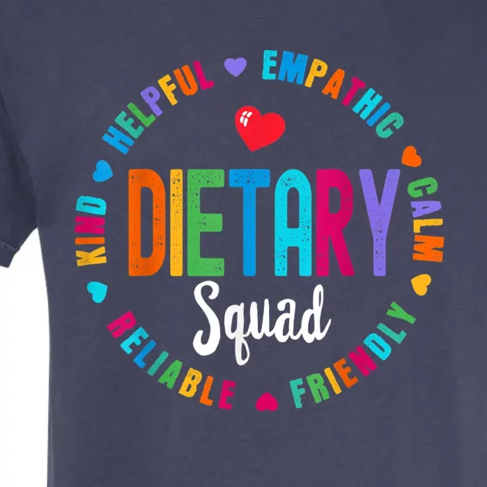 Dietary SQUAD Appreciation Week Healthcare Dietitian Squad Garment-Dyed Heavyweight T-Shirt