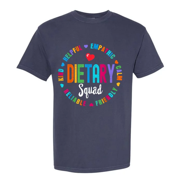 Dietary SQUAD Appreciation Week Healthcare Dietitian Squad Garment-Dyed Heavyweight T-Shirt