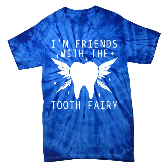 Dental Student Assistant Hygienist Tooth Fairy Funny Dentist Gift Tie-Dye T-Shirt