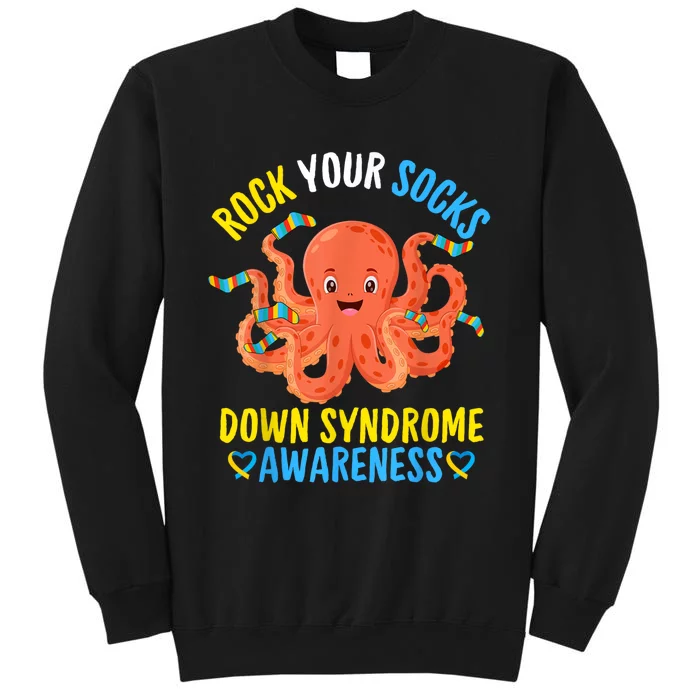 Down Syndrome Awareness Octopus Rock Your Sock Sweatshirt