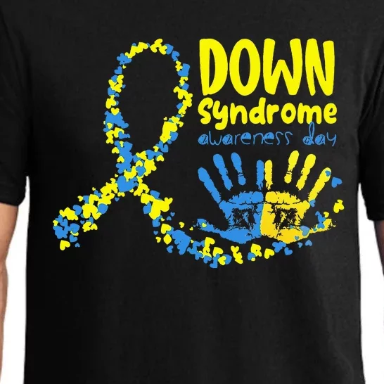 Down Syndrome Awareness Day Ribbon Pajama Set