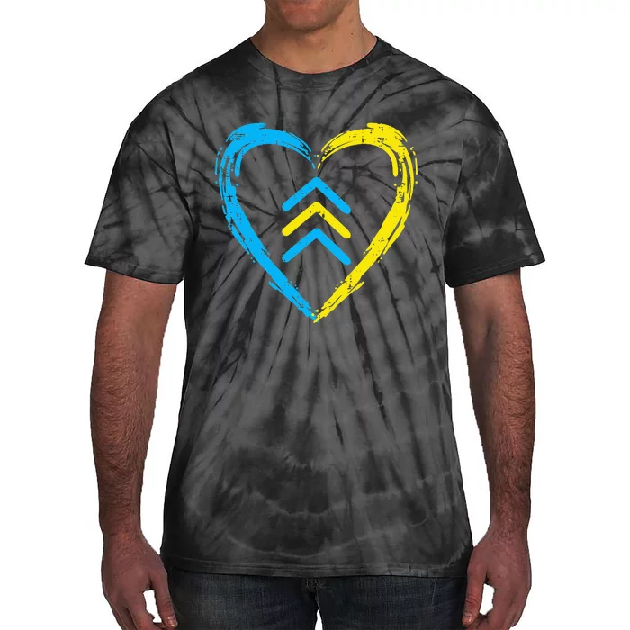 Down Syndrome Awareness Arrows Trisomy 21 T21 Tie-Dye T-Shirt