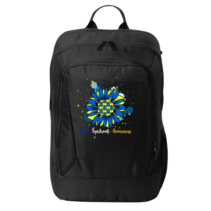 Down Syndrome Awareness Sunflower City Backpack