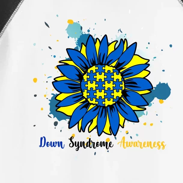 Down Syndrome Awareness Sunflower Toddler Fine Jersey T-Shirt