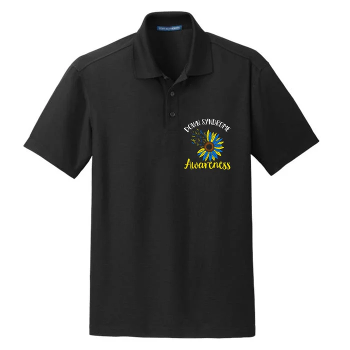 Down Syndrom Awareness Down Syndrome Awareness Dry Zone Grid Performance Polo