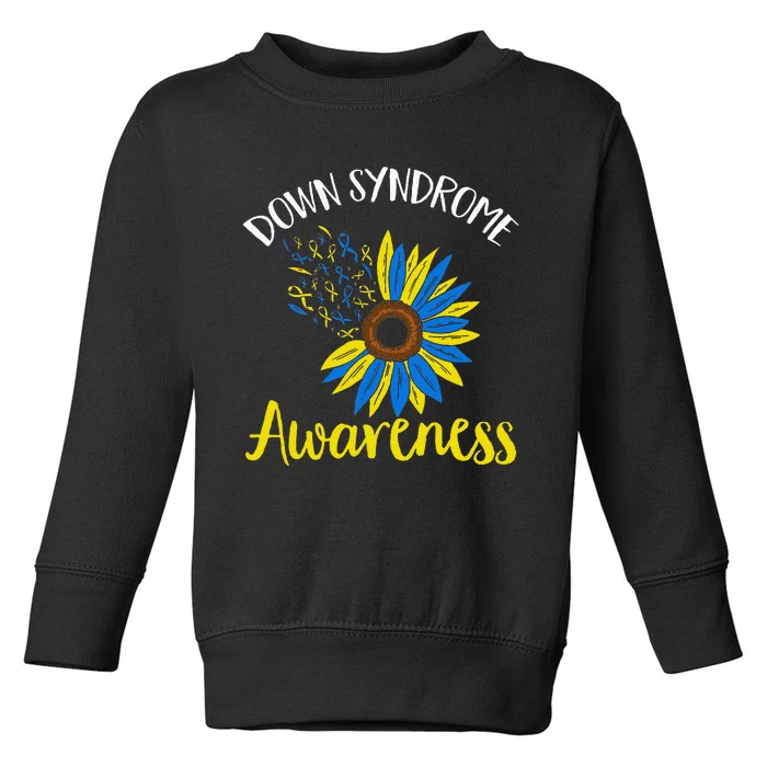 Down Syndrom Awareness Down Syndrome Awareness Toddler Sweatshirt