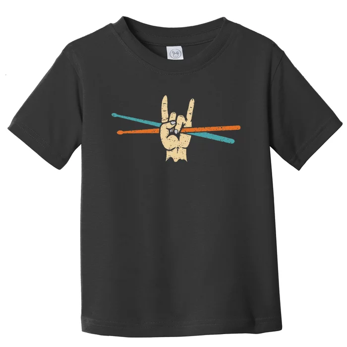 Drum Sticks Art Percussion Drum Player Toddler T-Shirt