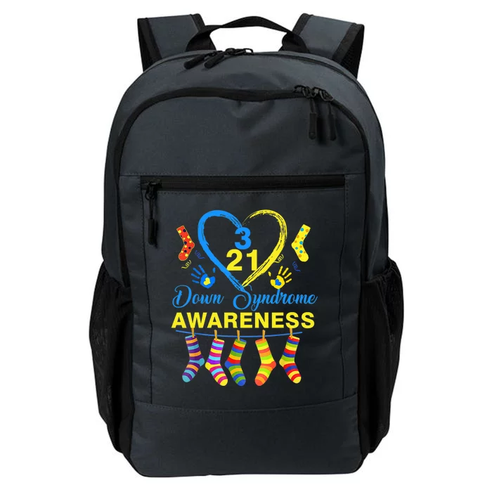 Down Syndrome Awareness Colorful Socks Daily Commute Backpack