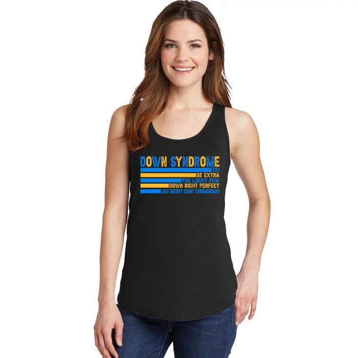 Down Syndrome Awareness Supporter Ladies Essential Tank