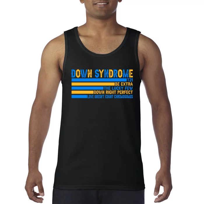 Down Syndrome Awareness Supporter Tank Top