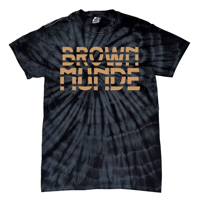 Desi South Asian Brown Munde Indian Tie-Dye T-Shirt