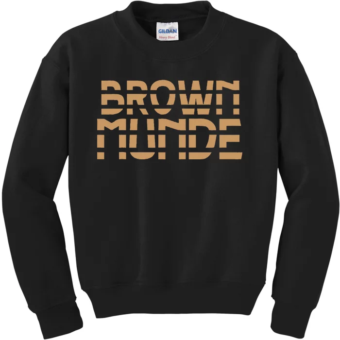 Desi South Asian Brown Munde Indian Kids Sweatshirt