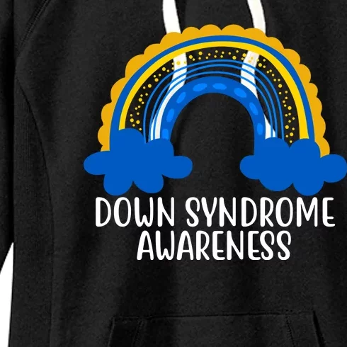 Down Syndrome Awareness Rainbow Women's Fleece Hoodie