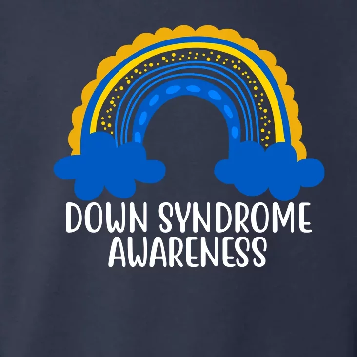 Down Syndrome Awareness Rainbow Toddler Hoodie