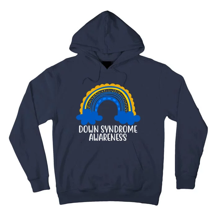 Down Syndrome Awareness Rainbow Tall Hoodie