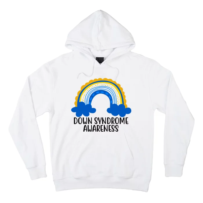 Down Syndrome Awareness Rainbow Hoodie