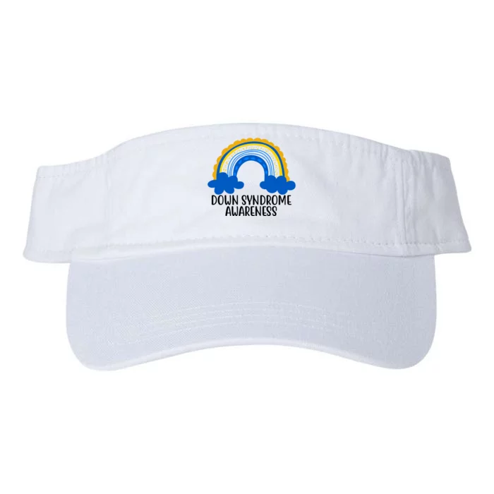 Down Syndrome Awareness Rainbow Valucap Bio-Washed Visor